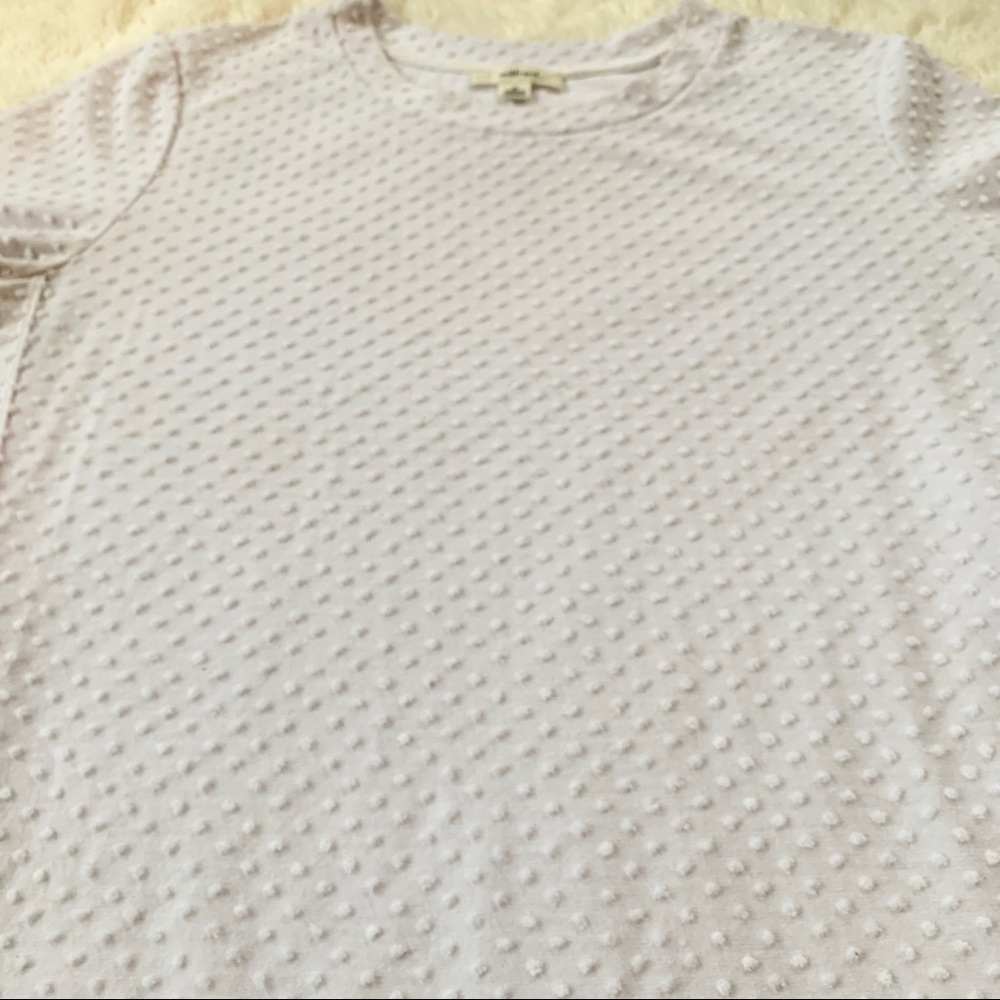 Aritzia Wilfred Capucine T Shirt Flocked Jacquard